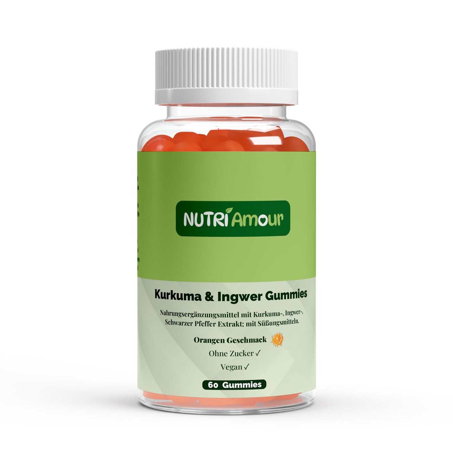 Kurkuma + Ingwer + Schwarzer Pfeffer Gummies - 60 pcs.