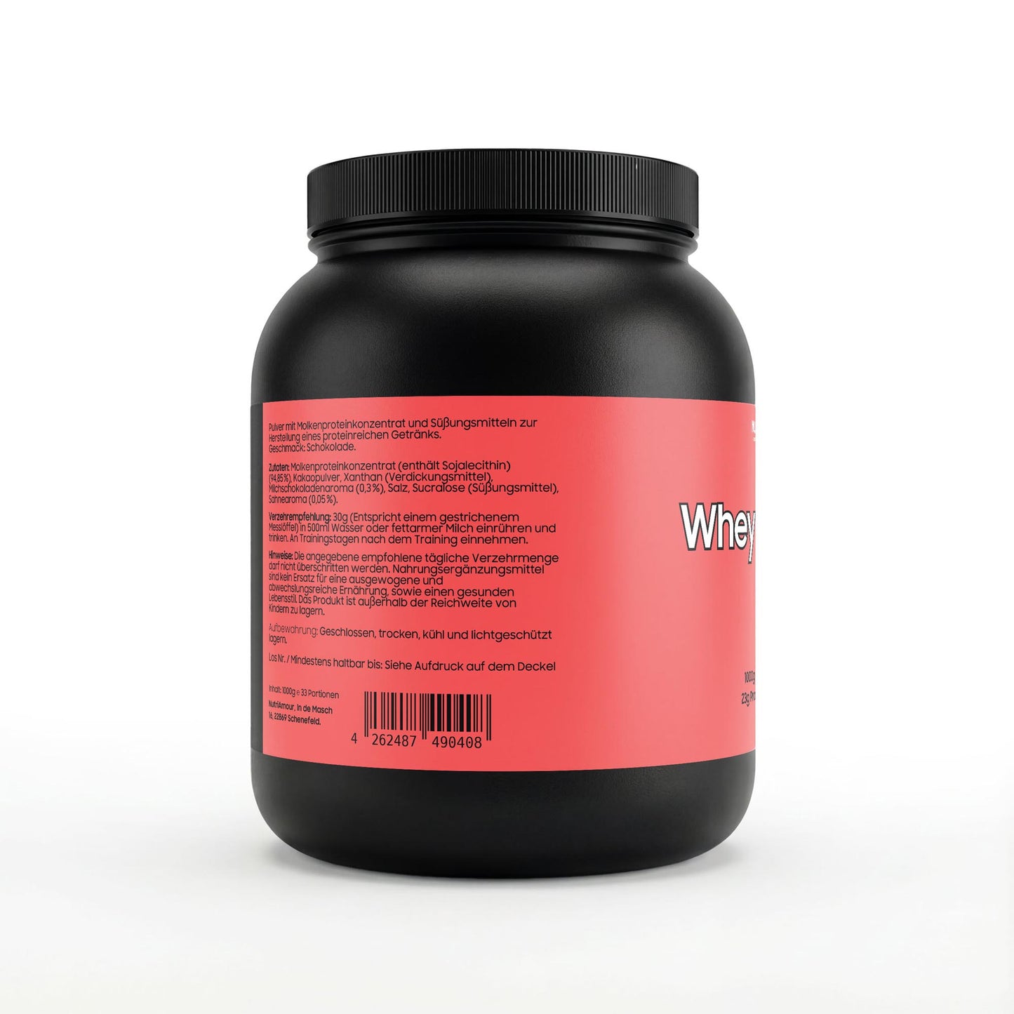 Hochwertiges Premium Whey Protein Strawberry - 1,000g zur Unterstützung im Alltag. Laborgeprüfte Reinheit.