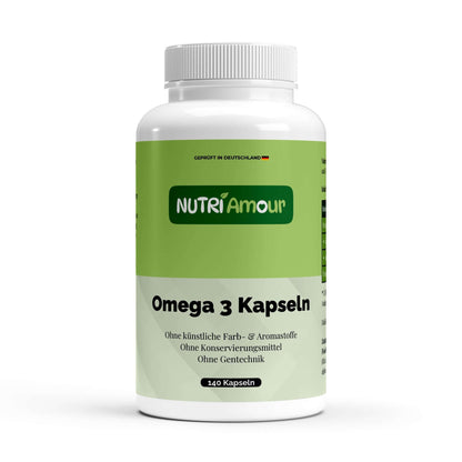Omega 3 Triglyceride 18/12 (Halal Gelatine) - 140 Softgels,NutriAmour
