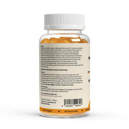 Detailansicht der Multivitamin + Mineral Gummies - 60 pcs. zur Unterstützung von Vitalität und täglichem Wohlbefinden.