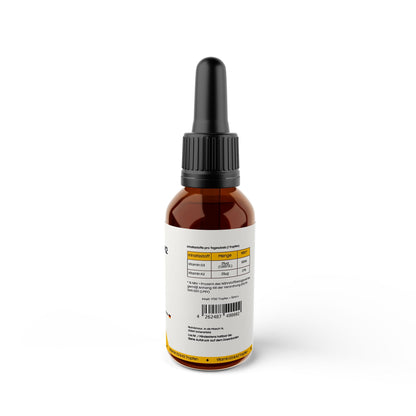 Laborgeprüfte Vitamin D3 K2 Tropfen – NutriAmour für die natürliche Unterstützung von Knochen und Immunsystem.