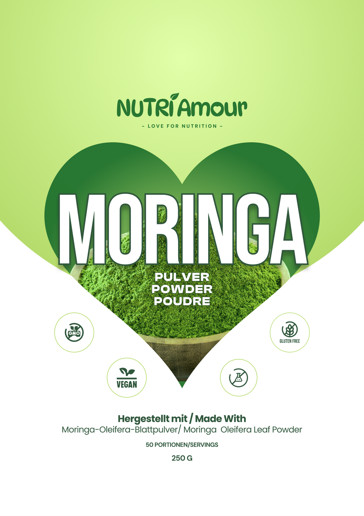 Moringa Pulver - 250 Gm