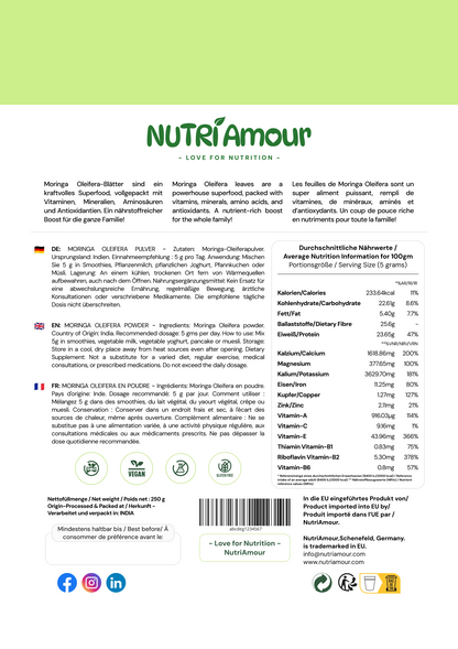 Moringa Pulver - 250 Gm