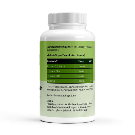 Omega 3 Triglyceride 18/12 (Halal Gelatine) - 140 Softgels,NutriAmour