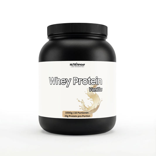 Premium Whey Protein Vanilla - 1,000g: Laborgeprüftes, reines Eiweißpulver zur Unterstützung Ihres aktiven Alltags.